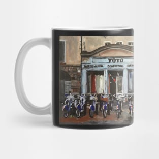 France, Bicycle Shop Mug